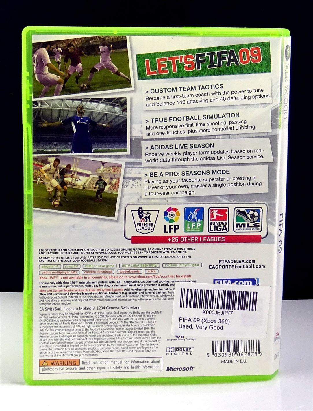 Fifa 09 (Xbox 360) - UK Seller