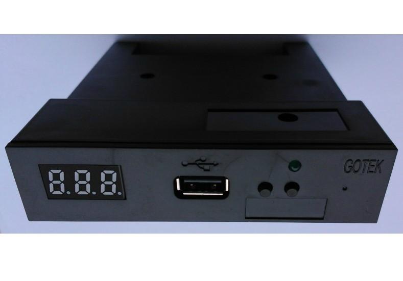 SFR1M44-U100K Black 3.5&quot; 1.44MB USB SSD FLOPPY DRIVE EMULATOR for YAMAHA KORG ROLAND Electronic