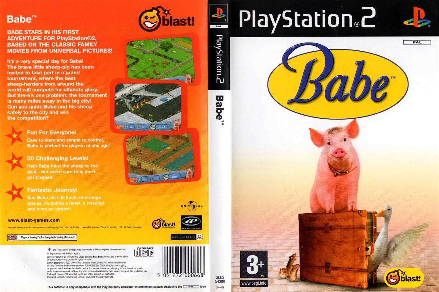 Babe PS2 (PlayStation 2) - UK Seller