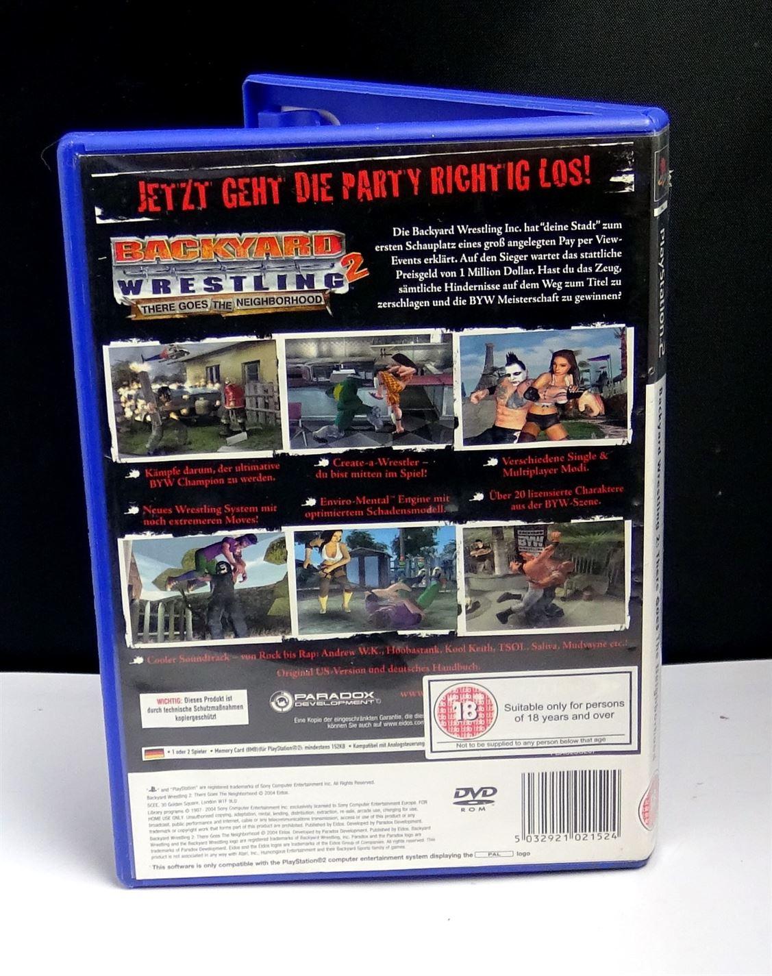 Backyard Wrestling Don't Try This At Home (PS2) - UK Seller