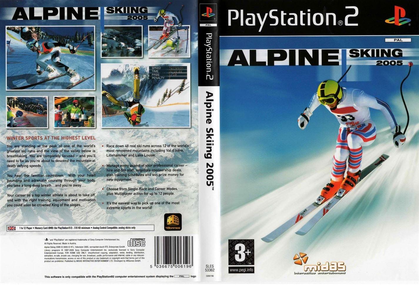 Alpine Skiing 2005 PS2 (Playstation 2) - UK Seller