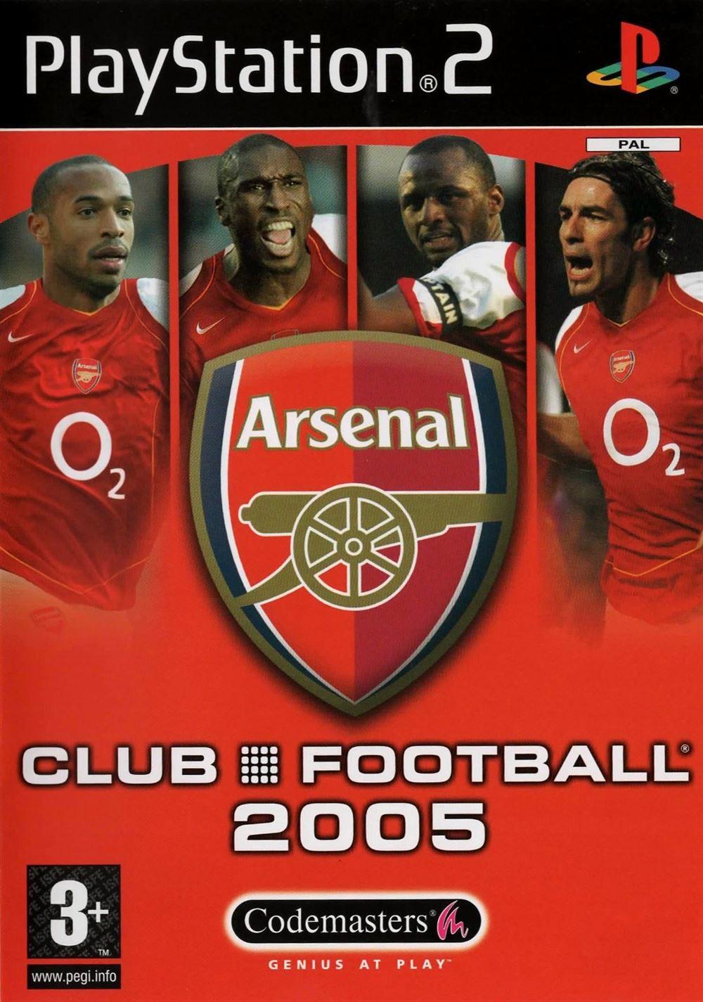 Arsenal Club Football 2005 PS2 (PlayStation2) - UK Seller