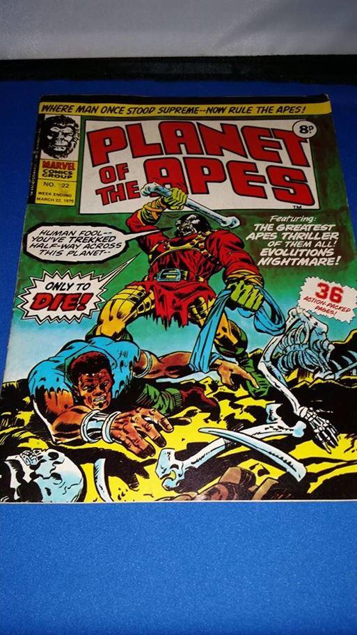 Planet of the apes comic book no 22