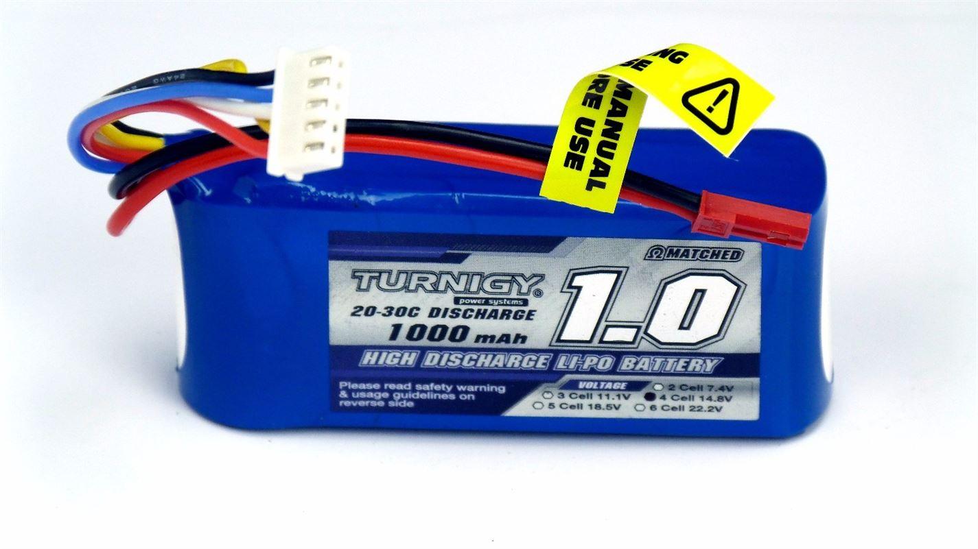 Turnigy 1000mAh 4S 20C - 30C Lipo Battery Pack - UK Seller